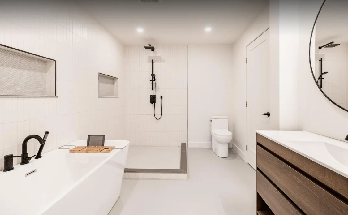 Salle de bain contemporaine