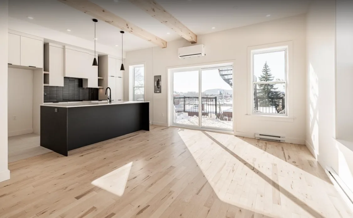 Cuisine résidentielle rénovée dans les Laurentides par Concept BMC inc.